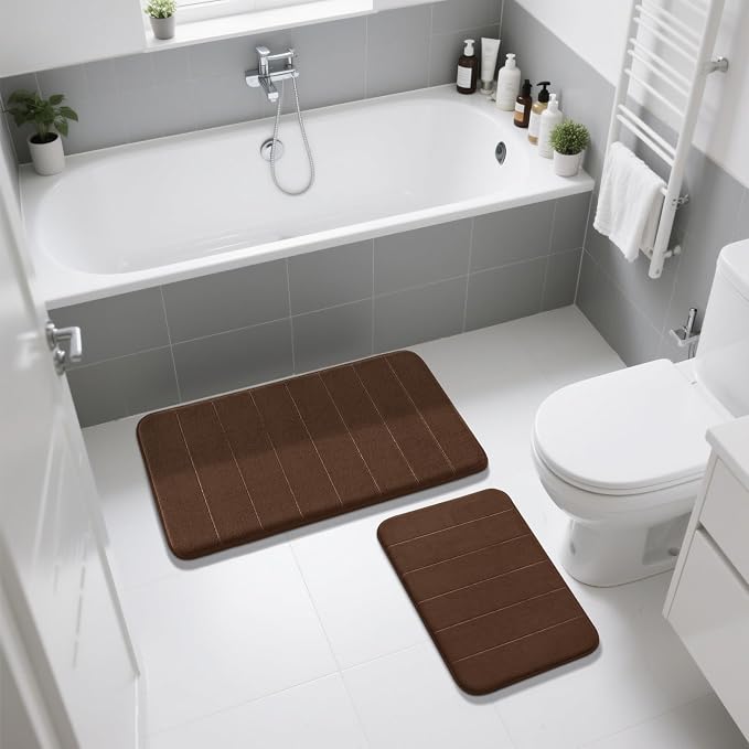 Yimobra Memory Foam Bathroom Rugs Sets 2 Piece - Image 7