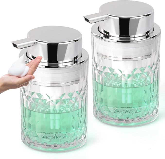 Bathroom Glass Soap Dispenser by TOOZFO