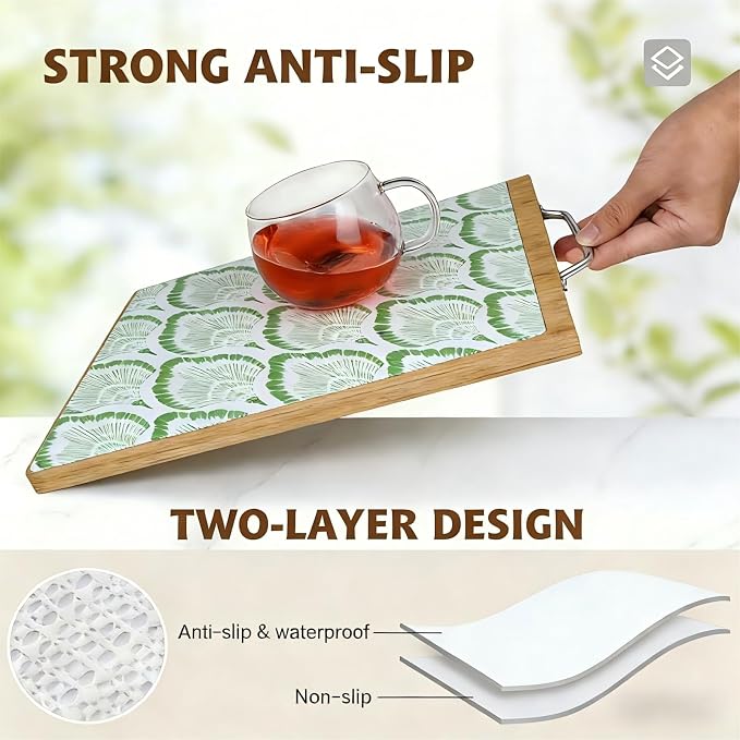Shelf and Drawer Liner, 17in x 20FT Double Layer PVC Non-Adhesive Non-Slip - Image 2