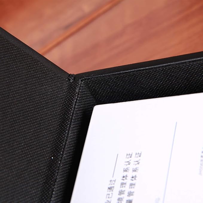 High-end Fashion PU Leather Tissue Box Holder Black - Image 6
