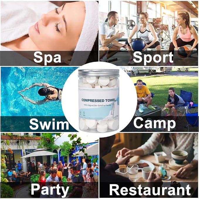 Canned Compressed Towels, Outdoor Activities - Image 6