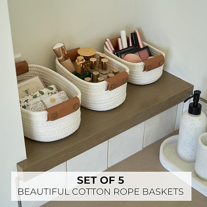 Beautiful Storage Basket Set of 5 - Image 5