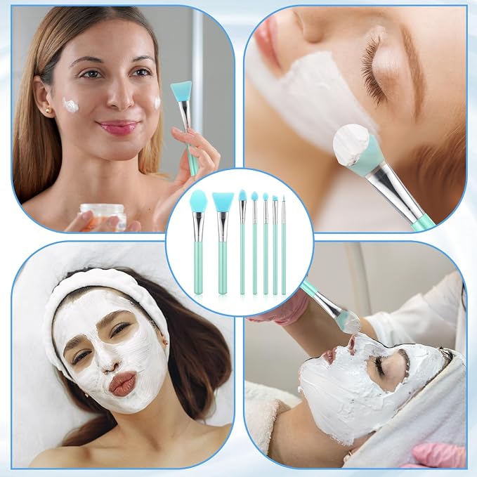 7PCS Silicone Brush Applicator Kit, Resin Brush Applicator UV Resin Brushes - Image 7