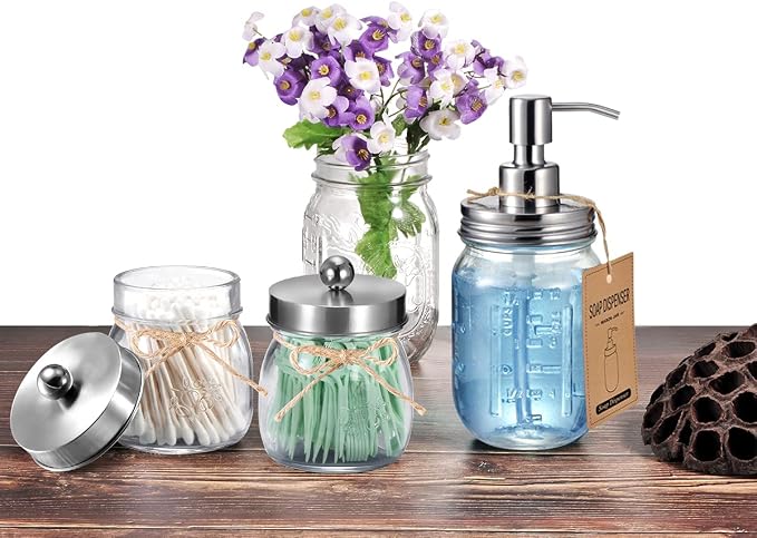 SheeChung 4 Pack Apothecary Jars - Image 6