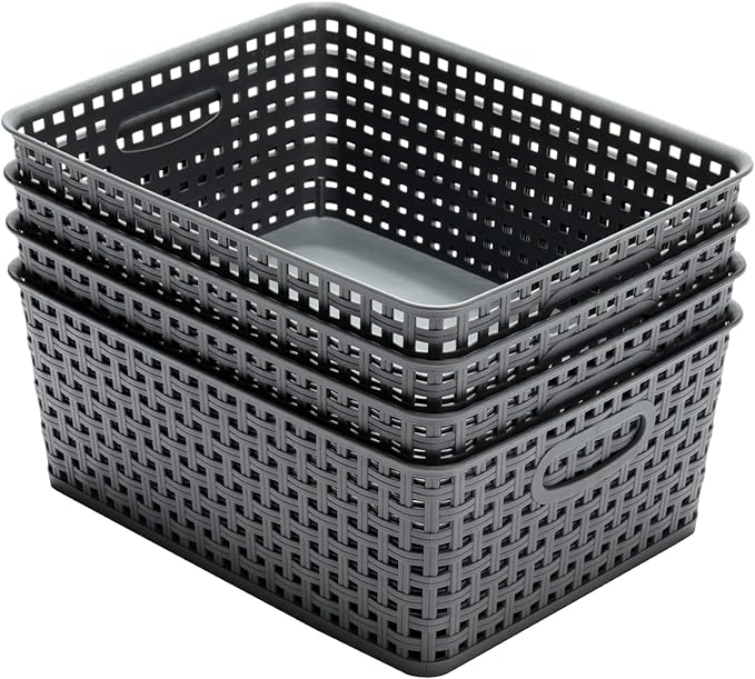 Plastic Storage Baskets for Organizing - Image 4