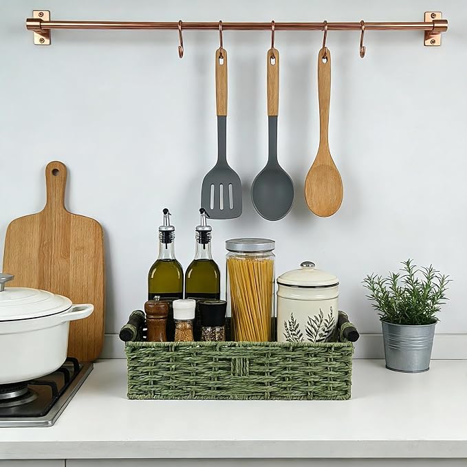 Green Toilet Basket Tank Topper - Image 6