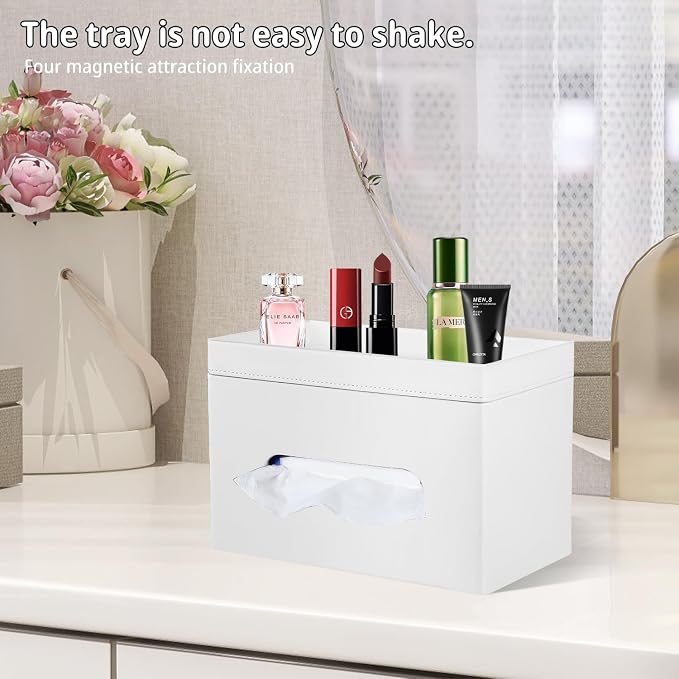 PU Leather Tissue Box Cover Rectangle - Image 7