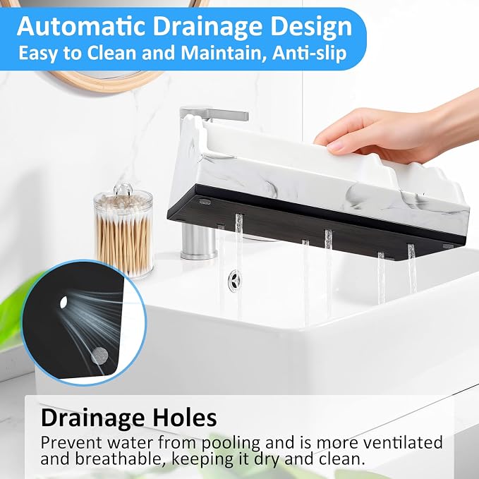 Bathroom Counter Organizer, Bathroom Countertop Organizer Toothbrush and - Image 6