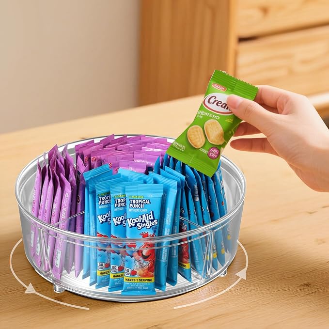 9.8" Lazy Susan Turntable Organizer, Counter - Image 7