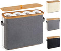 Bamboo Toilet Paper Organizer for Bathroom by Unknown