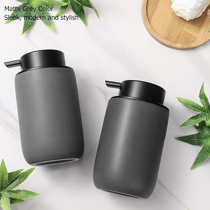 Foaming Soap Dispenser Thick Ceramic Foam Hand Soap Dispenser - Image 7