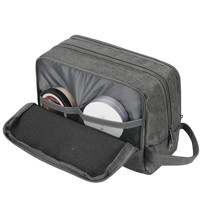 Toiletry Bag for Men Hanging Dopp Kit Water Resistant Shaving Bag Small - Image 7