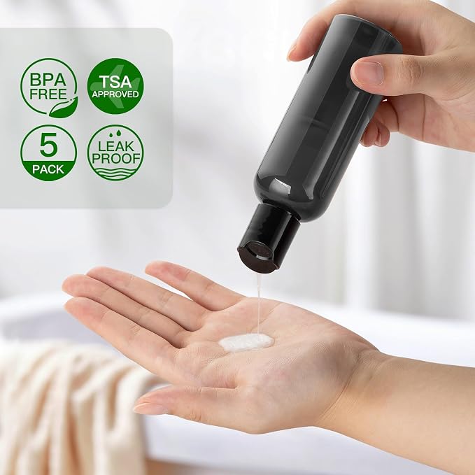 Travel Bottles for Toiletries 3.4 oz - Image 2