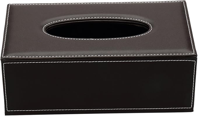 KINGFOM Rectangular PU Leather Tissue Box Cover - Image 4