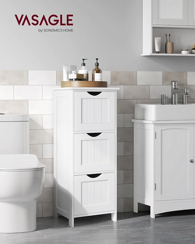 VASAGLE Floor Storage Cabinet, Freestanding Storage Unit - Image 2