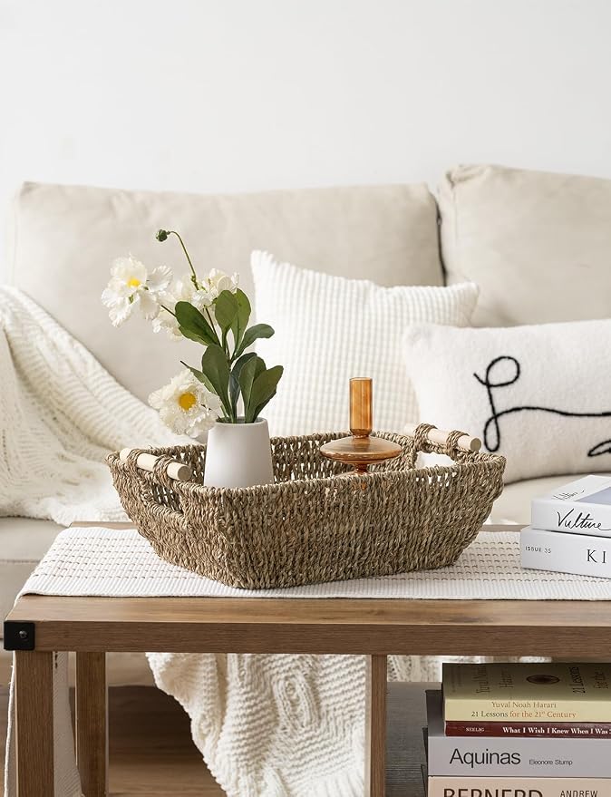 StorageWorks Hand-Woven Large Storage Baskets - Image 6
