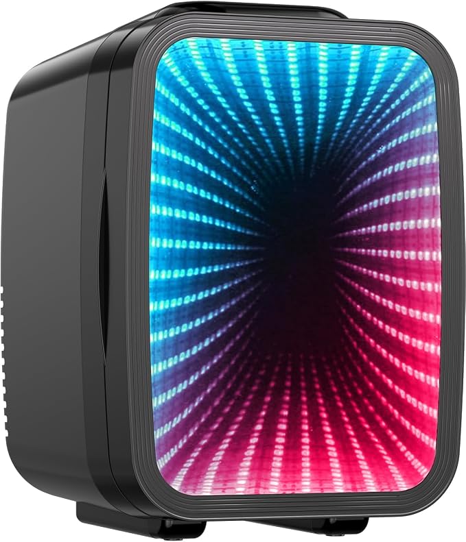 MF01C Mini Fridge, 7 Light Modes by LIGIANT