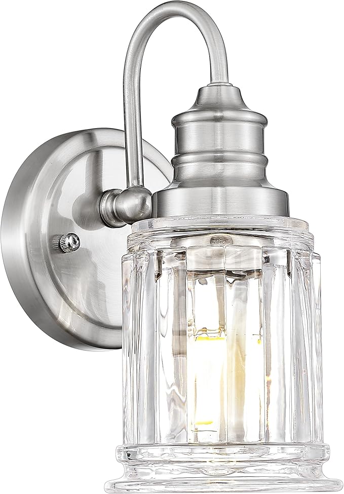 Brushed Nickel Wall Sconce, HWH Modern Sconce Wall Lighting Vanity Sconce Lights by HWHINVESTMENT