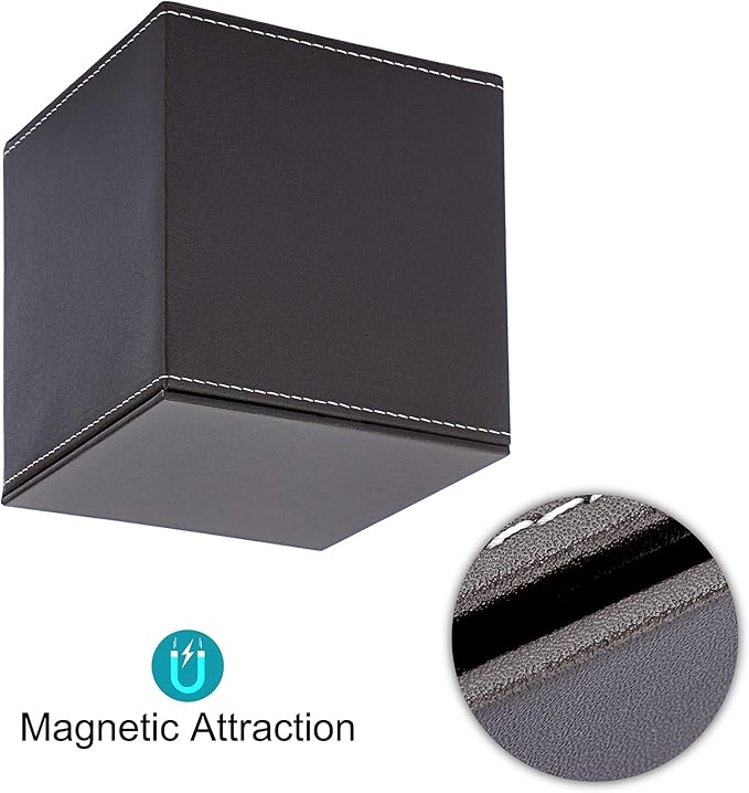Sumnacon Square Leather Tissue Box Cover - Image 6