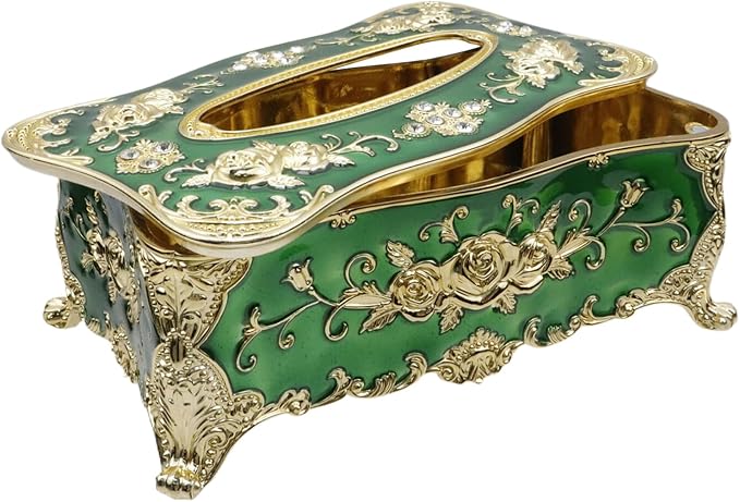 9.45"x5.43"x3.94" Luxurious Rose Tissue Box - Image 5
