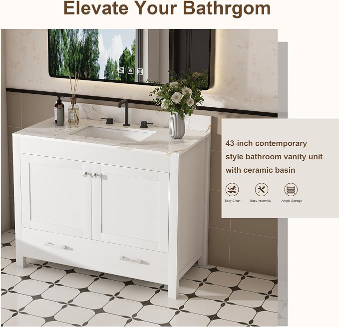 Montary 42" Bathroom Vanity - Image 4
