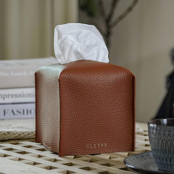 OLETHA Square Tissue Box Cover - Image 2
