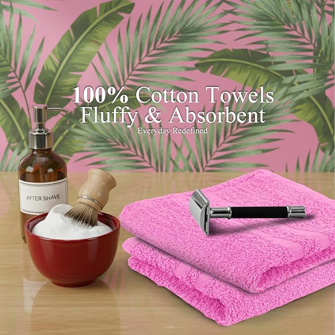 Hand Towels Pink Economy Towels Salon Towels - Image 5