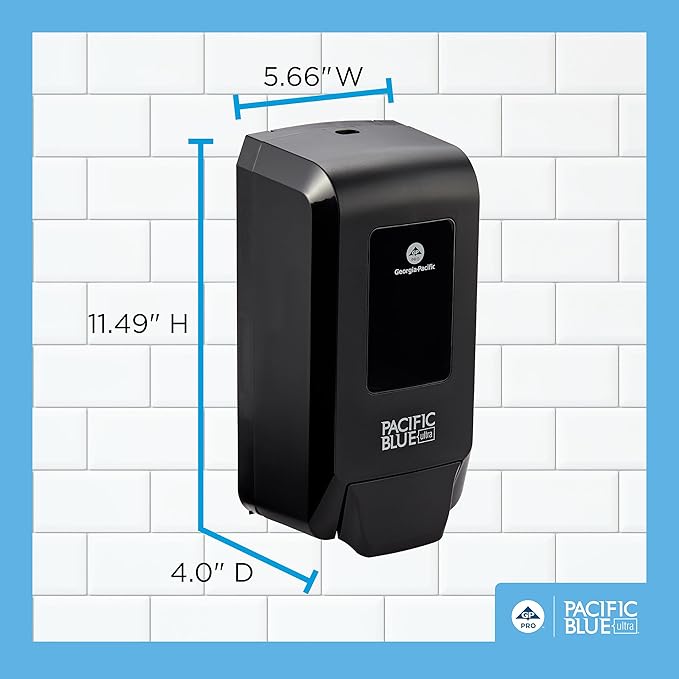 Georgia-Pacific Pacific Blue Ultra Manual Push Soap Dispenser - Image 6