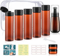 9 PCS 3.4oz Travel Bottles for Toiletries TSA Approved Travel Size Containers by wowang