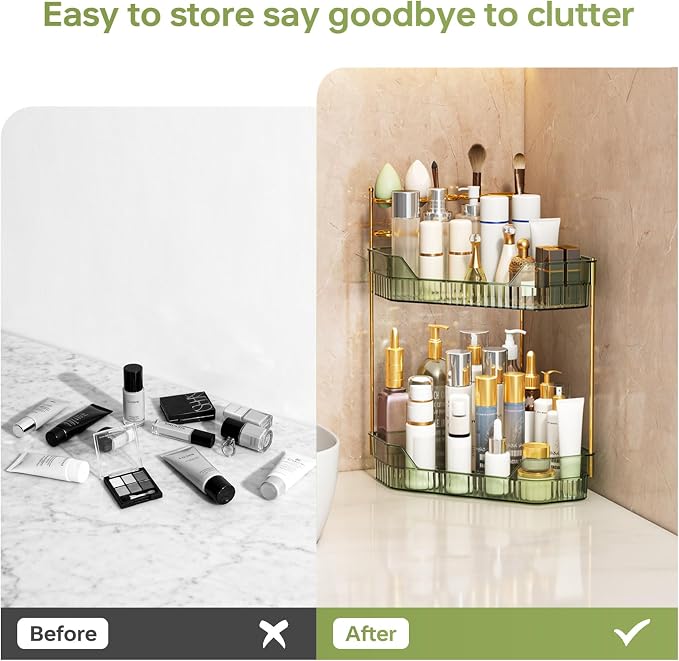 Corner Bathroom Counter Organizer - Image 3