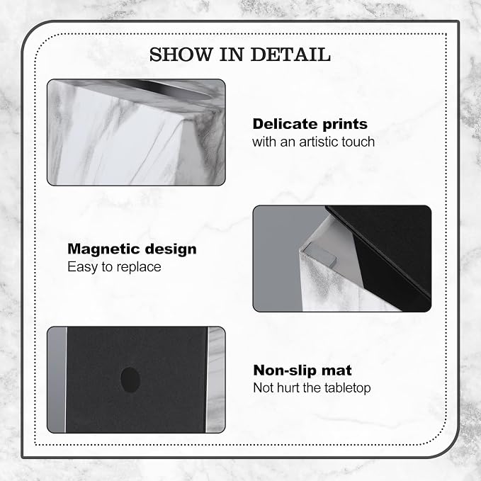 Metal Square Tissue Box lid, Modern Facial Tissue Holder - Image 9