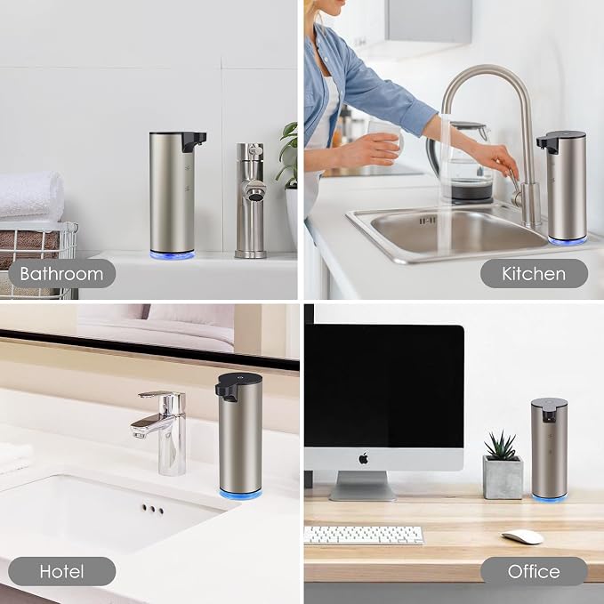 Automatic Soap Dispenser Foam Rechargeable: Touchless Soap Dispenser Stainless - Image 7