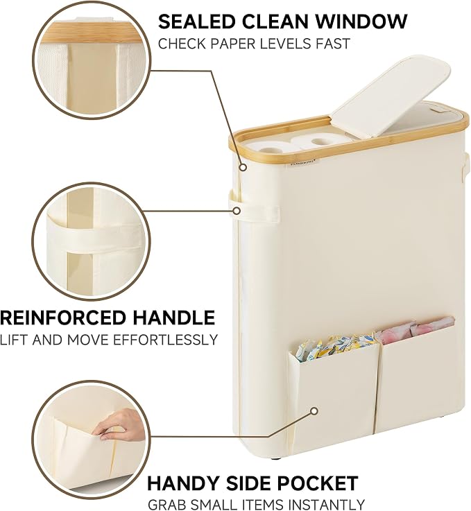 StorageWorks Toilet Paper Storage Baskets - Image 4