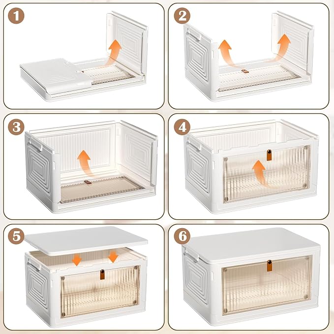 3 Tier Plastic Storage Bins - Image 4