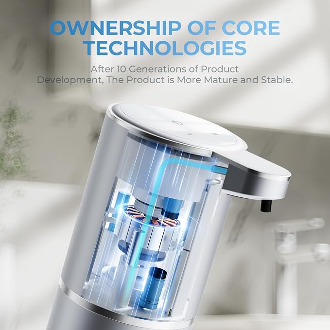 P11 Premium Space Gray Automatic Foaming Hand Soap Dispenser Touchless - Image 2