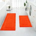 SHACOS Super Soft Bathroom Runner Rugs Set of 2 Pieces 47x20 + 32x20 inch Non by SHACOS