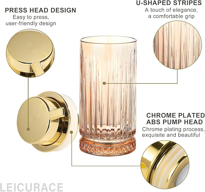 Glass Foam Soap Dispenser, Refillable Foaming Dispenser - Image 3