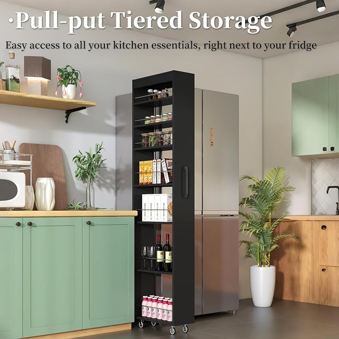 JOYSOURCE Slim Pull-Out Kitchen Cart - Image 3