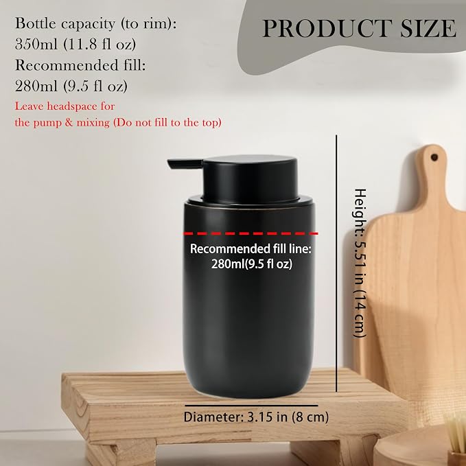 Black Foam Soap Dispenser, Foaming Dispenser - Image 5