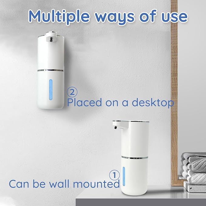 Foaming Soap Dispenser, Automatic Soap Dispenser, 13.5oz/400ml Automatic Soap - Image 6