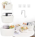 Hanging Storage Baskets, Over the Door Basket, Cotton Wall Baskets Storage by Degeyoyo