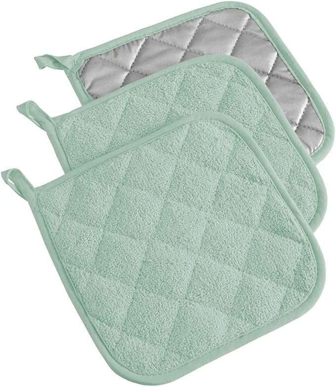 DII Basic Terry Collection Quilted 100% Cotton, 3 Piece by DII