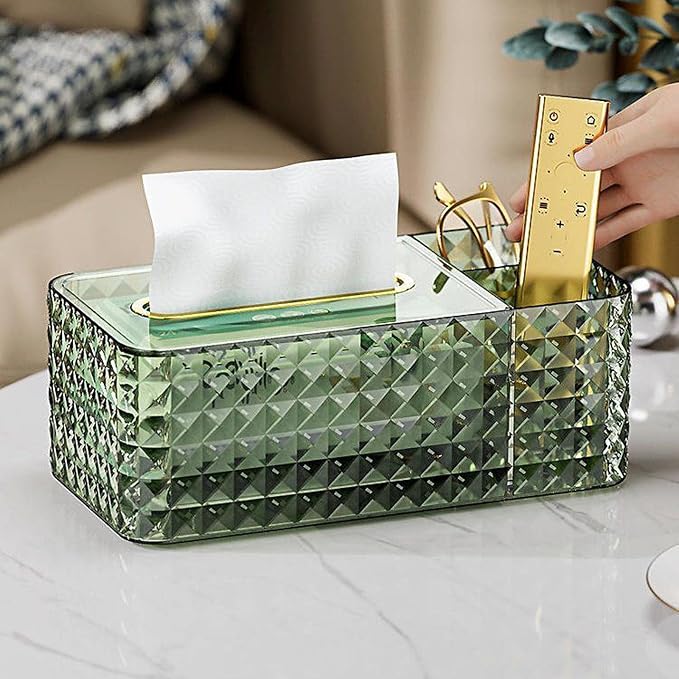 Tissue Box Cover Rectangle, Tissue Holder Napkin Dispenser - Image 5