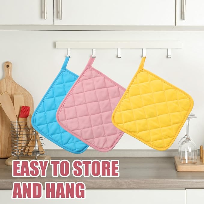 Uiifan 30 Pieces Cotton Pot Holders - Image 4