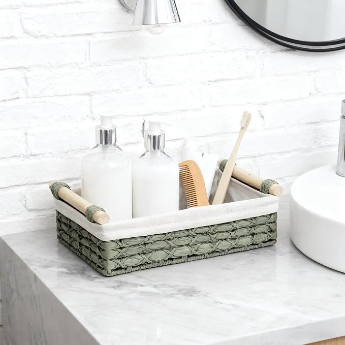 Baskets for Organizing, Paper Rope Basket Organizer - Image 3