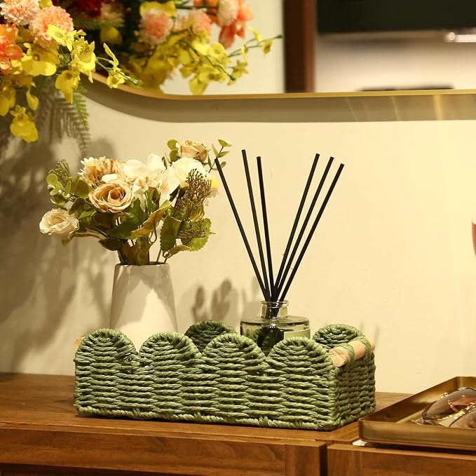 Paper Rope Storage Basket Set of 2 - Image 5