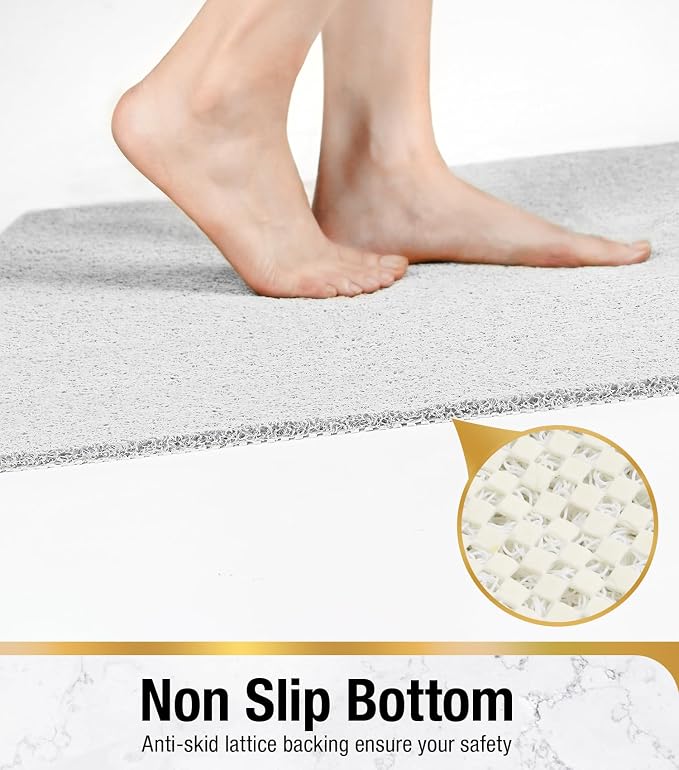 HITSLAM Square Shower Mat Non Slip, Bath Tub Mat - Image 3