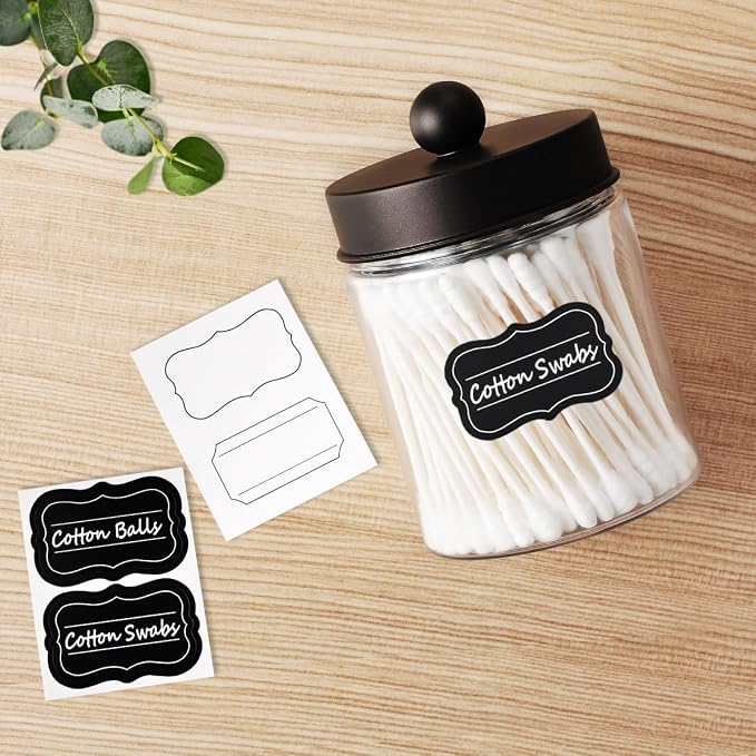 Amolliar Farmhouse Decor Qtip Holder Dispenser - Image 3