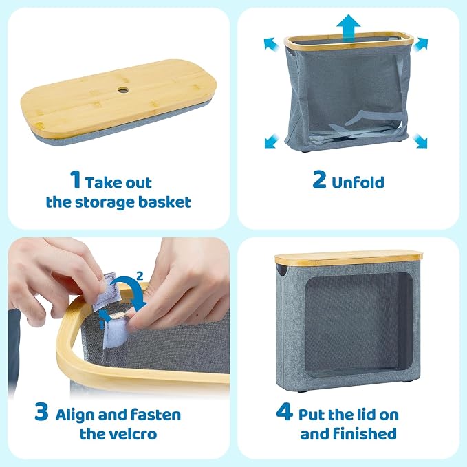 Toilet Paper Basket, Toilet Paper Storage - Image 8