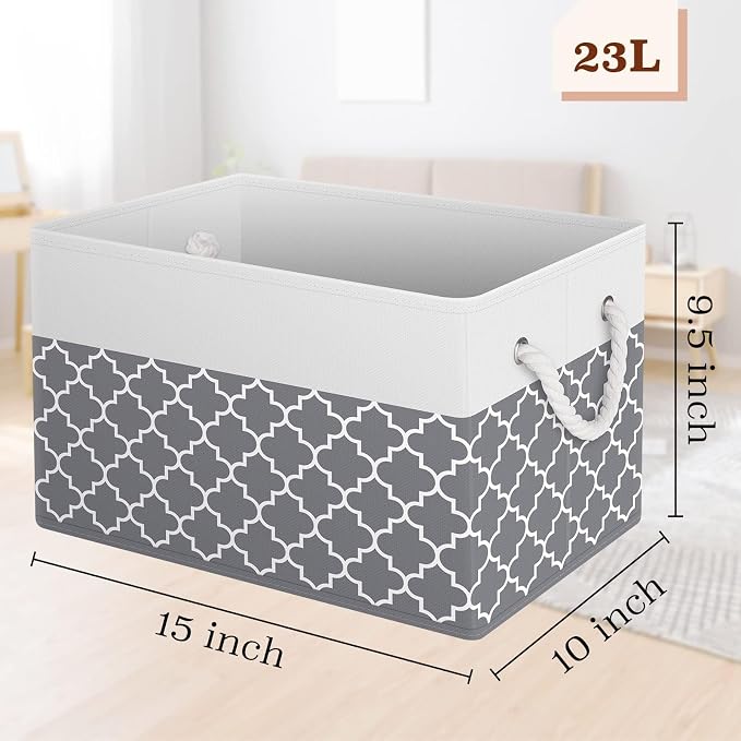 Fab totes Storage Bins, Foldable Storage Baskets - Image 2